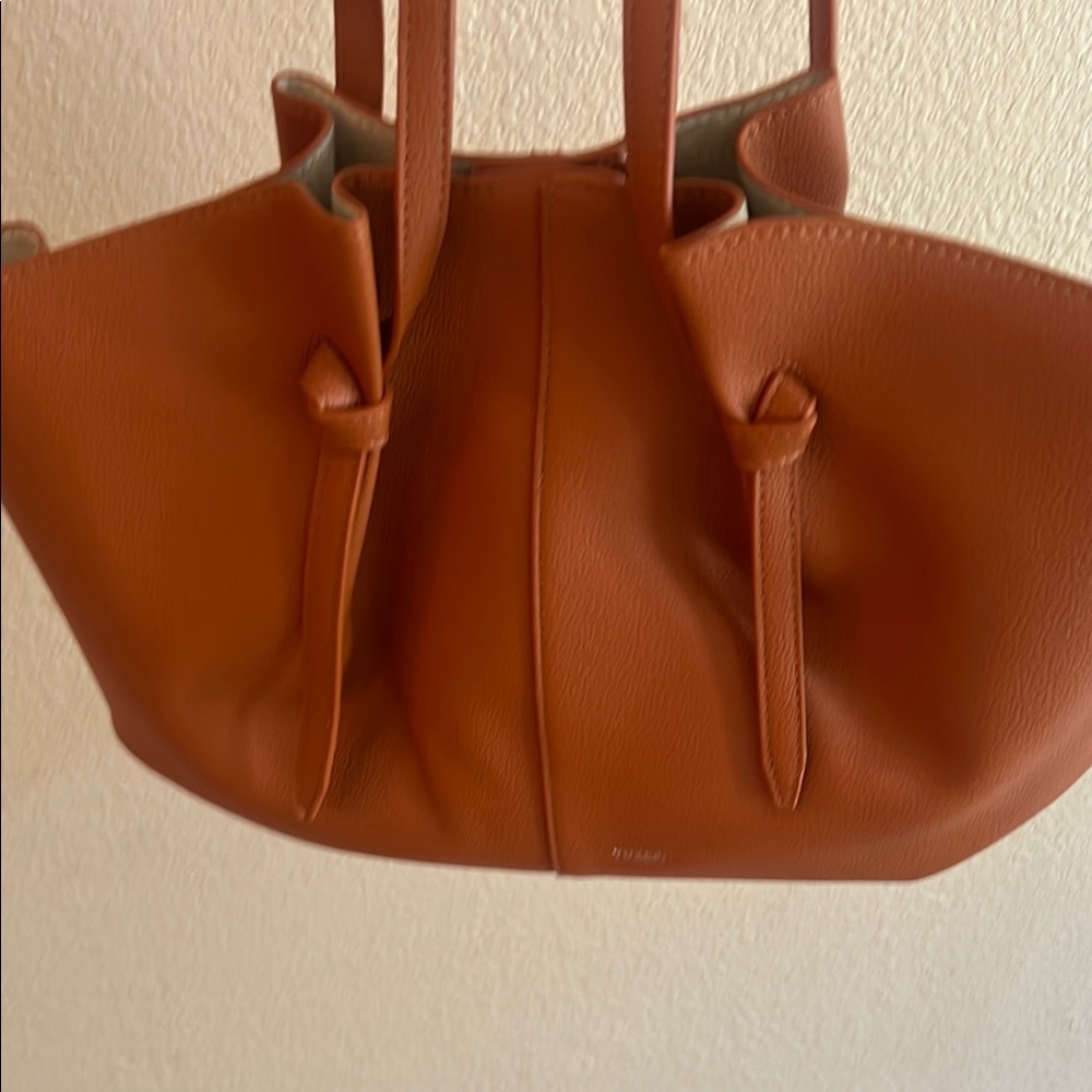 Yuzefi Brown Leather Tote Bag Mochi - Picture 6 of 15